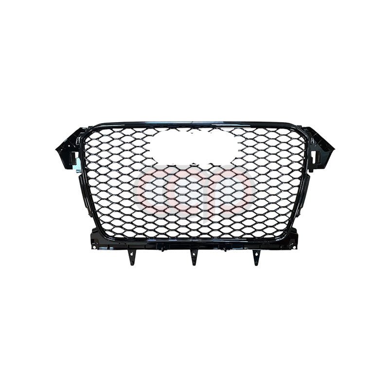 2013-2016 Audi RS4 Honeycomb Grille - Plain | B8.5 Audi A4 Allroad Plain - All Honeycomb Gloss Black