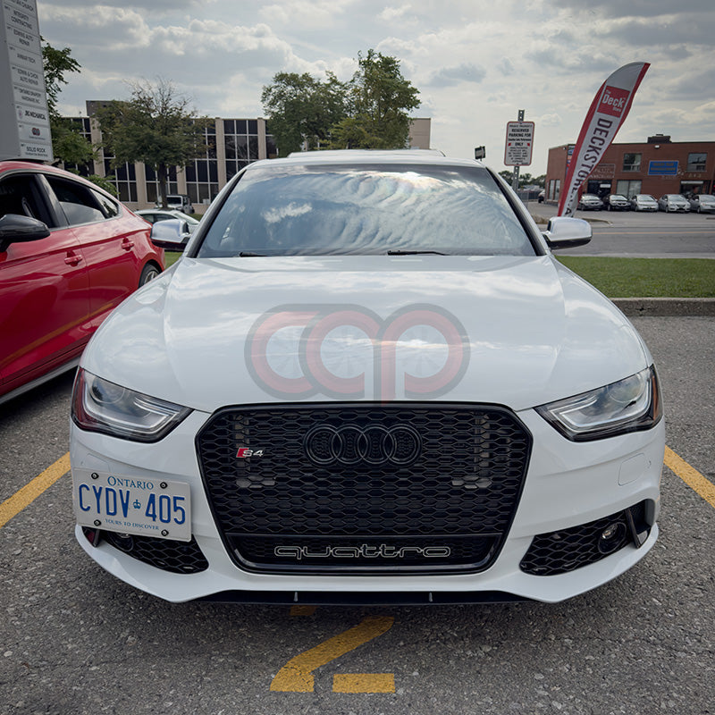 2013-2016 B8.5 Audi A4/S4 CAP Front Bumper | RS4 Bumper with Fog Lights - V3