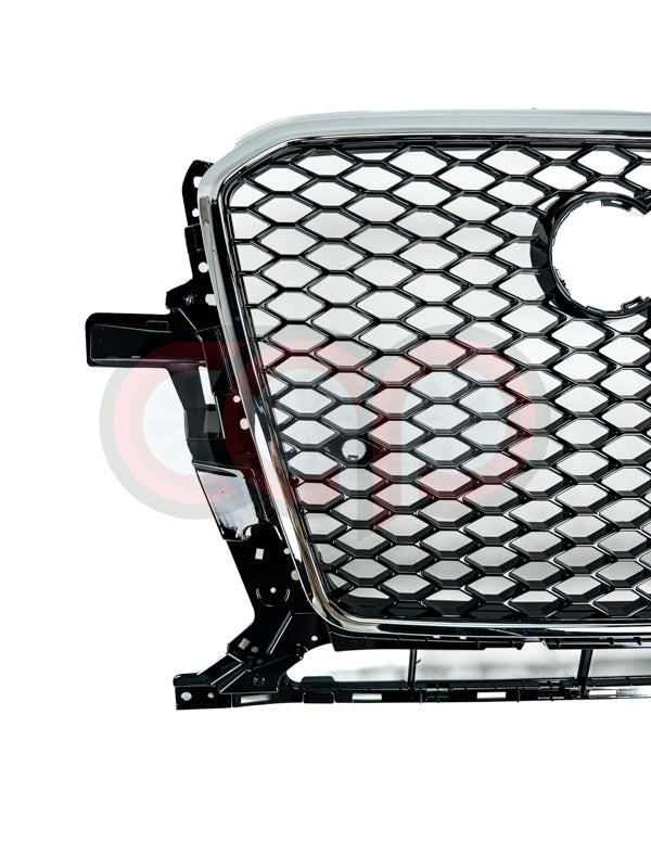 2013-2017 Audi RSQ5 Honeycomb Chrome Frame Grille | B8.5 Audi Q5/SQ5