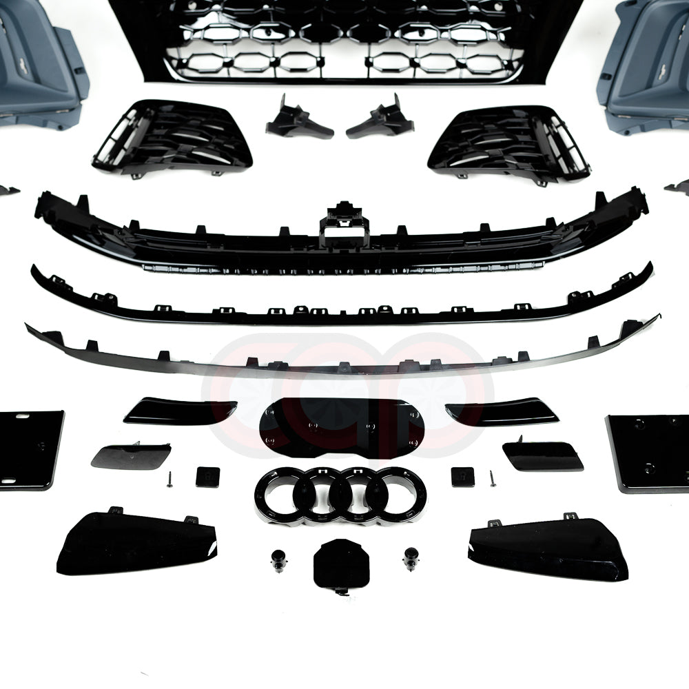 2014-2016 8V Audi A3/S3 CAP Front Bumper | 2024 8Y Style Audi RS3 Bumper - V2