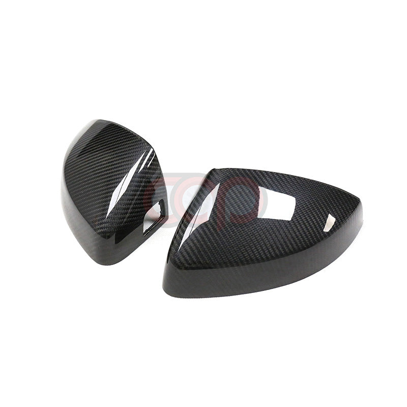 2014-2020 8V Audi A3, S3, RS3 - CAP Dry Carbon Fiber Mirror Covers (Pair) With Side Assist