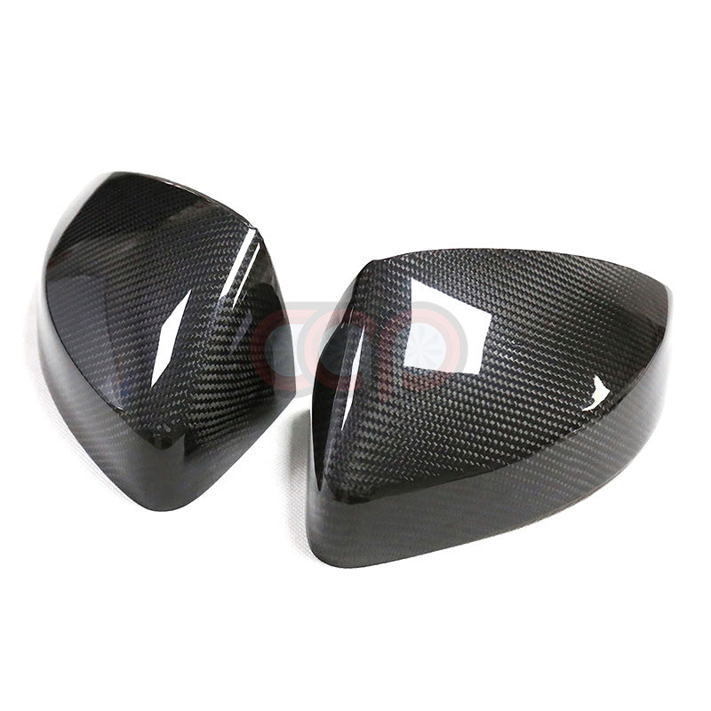 2014-2020 8V Audi A3, S3, RS3 - CAP Dry Carbon Fiber Mirror Covers (Pair) Without Side Assist