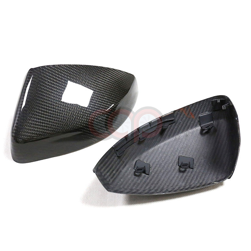 2014-2020 8V Audi A3, S3, RS3 - CAP Dry Carbon Fiber Mirror Covers (Pair)