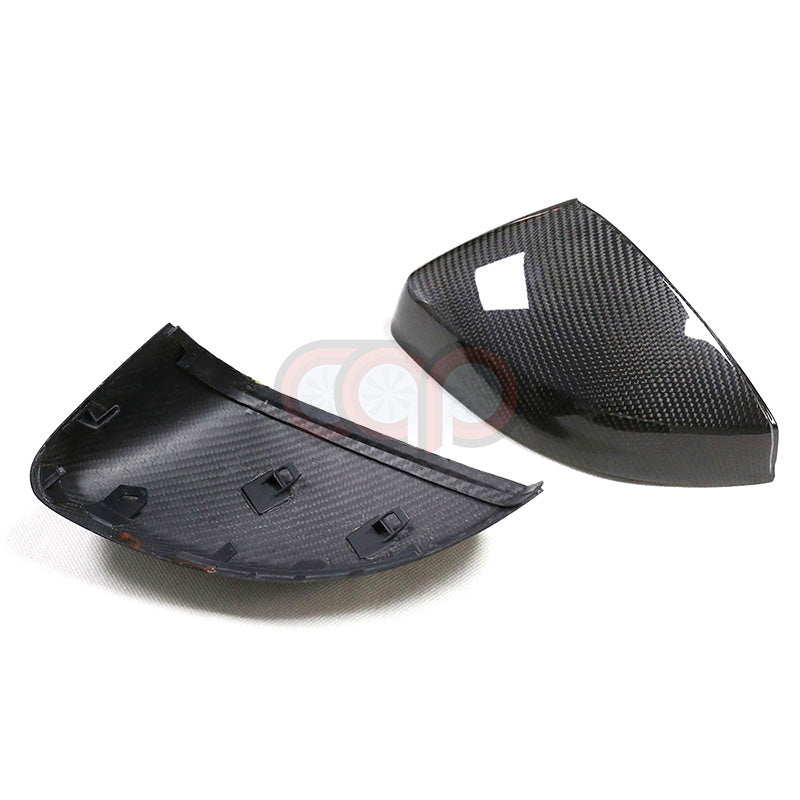 2014-2020 8V Audi A3, S3, RS3 - CAP Dry Carbon Fiber Mirror Covers (Pair)