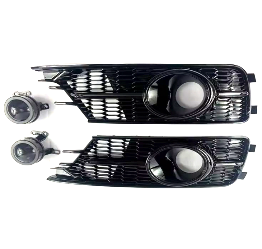 Kühlergrill für Audi A6 4G C7 Vorfacelift in Schwarz Glanz