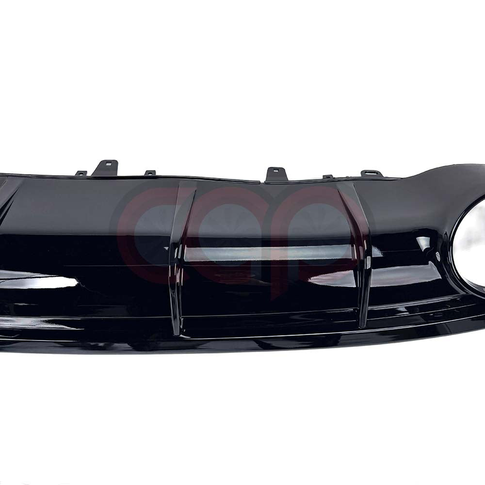 2016-2018 C7.5 Audi A7 Non S-Line - CAP Gloss Black RS Style Rear Diffuser