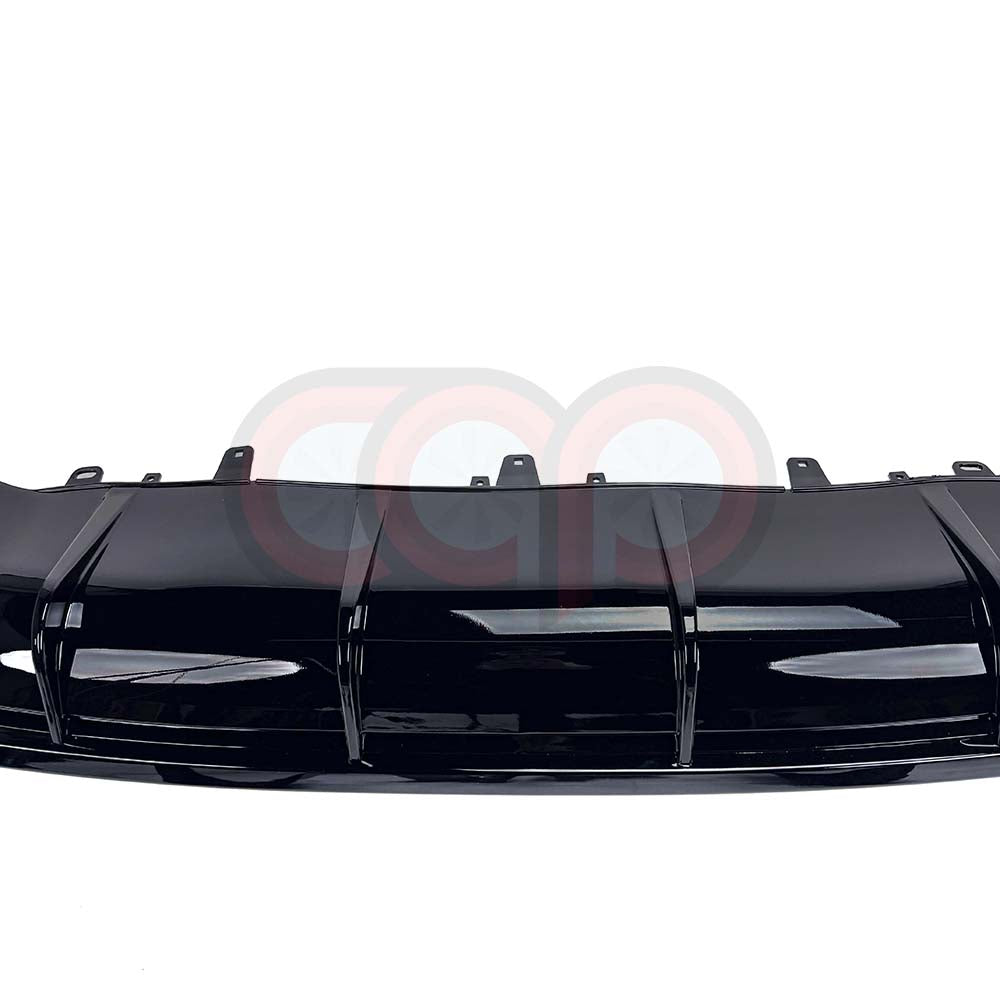 2016-2018 C7.5 Audi A7 Non S-Line - CAP Gloss Black RS Style Rear Diffuser