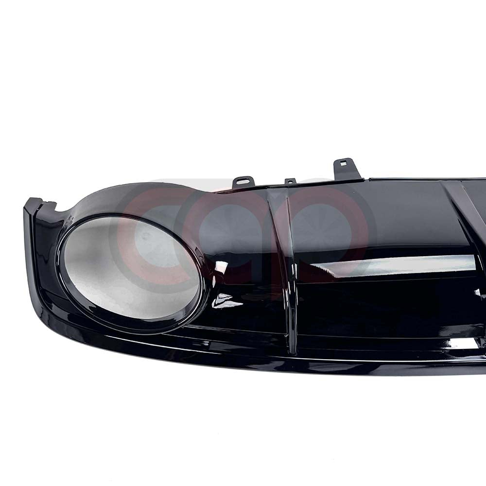 2016-2018 C7.5 Audi A7 Non S-Line - CAP Gloss Black RS Style Rear Diffuser
