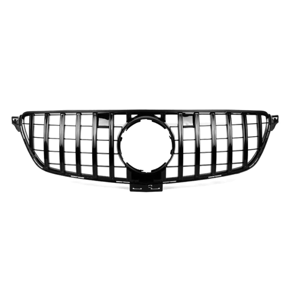 2016-2019 Mercedes-Benz GLE GTR Style Front Grille | W166 Facelift Gloss Black Net