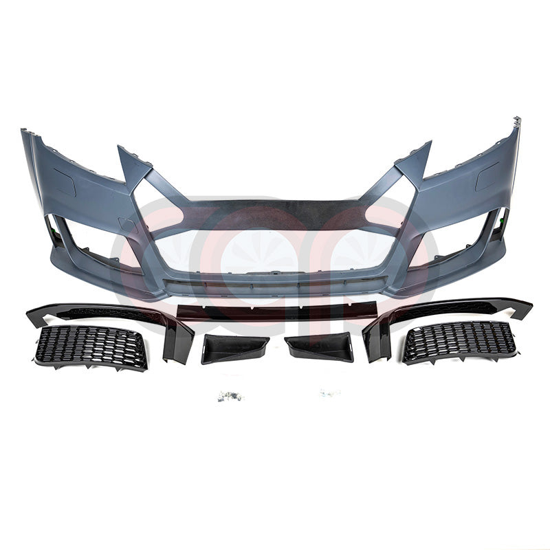 2016 2019 MK3 8S Audi TT TT S CAP Front Bumper TT RS Style 2016-2019-mk3-8s-audi-tt-tt-s-cap-front-bumper-tt-rs-style
