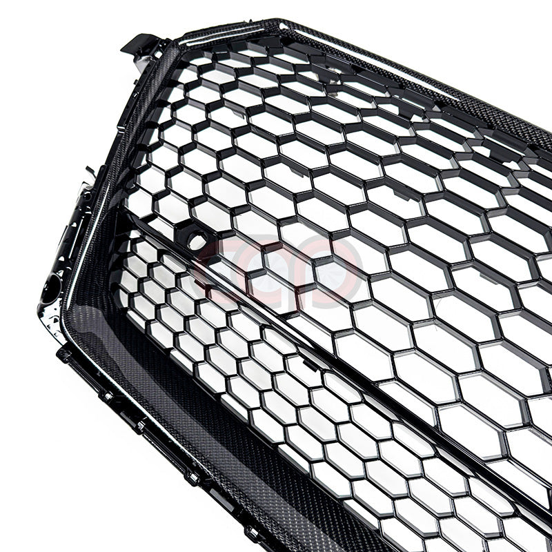 2016-2024 Audi TTRS Honeycomb Grille Lower Frame Quattro | MK3 8S TT/TTS | Real Carbon Fiber