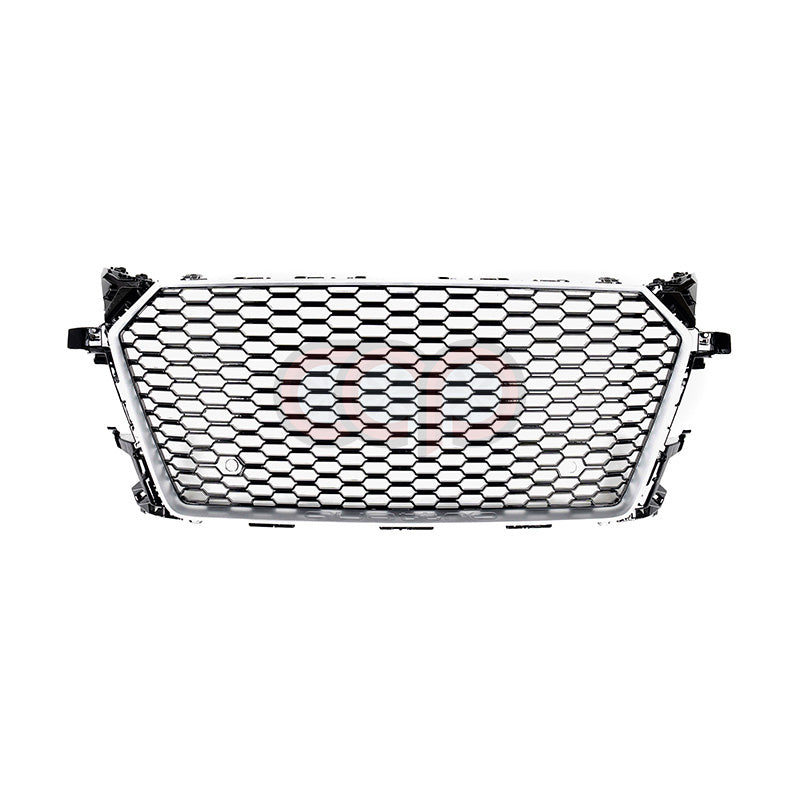 2016-2024 Audi TTRS Honeycomb Silver Frame Grille | MK3 8S TT/TTS - V2