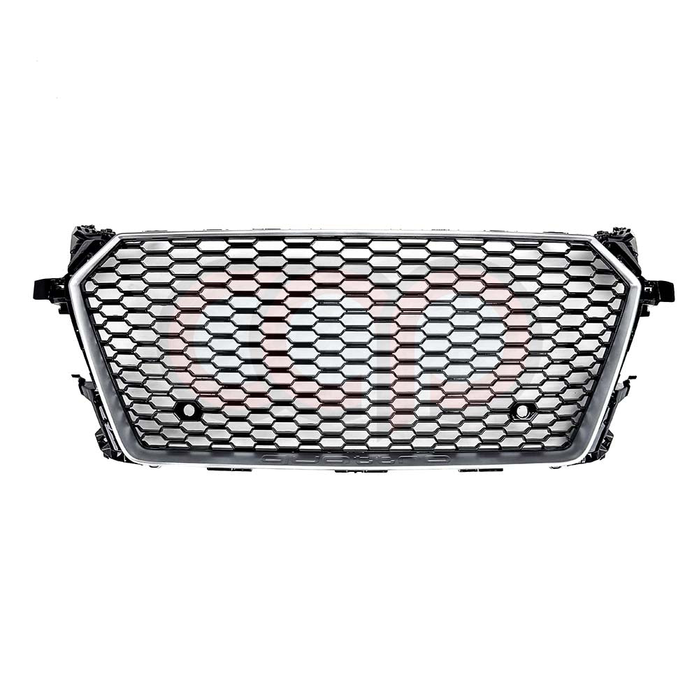 2016-2024 Audi TTRS Honeycomb Silver Frame Grille | MK3 8S TT/TTS - V2