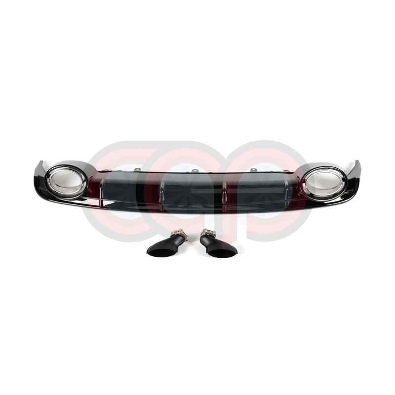 2016-2018 C7.5 Audi A6 S-Line/S6 - CAP Gloss Black RS Style Rear Diffuser