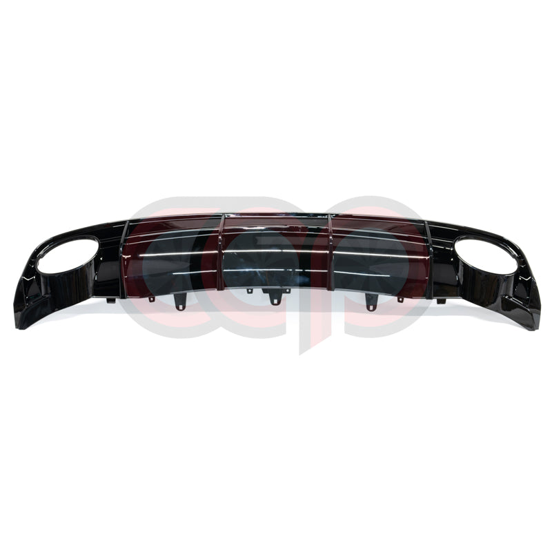 2016-2018 C7.5 Audi A6 S-Line/S6 - CAP Gloss Black RS Style Rear Diffuser