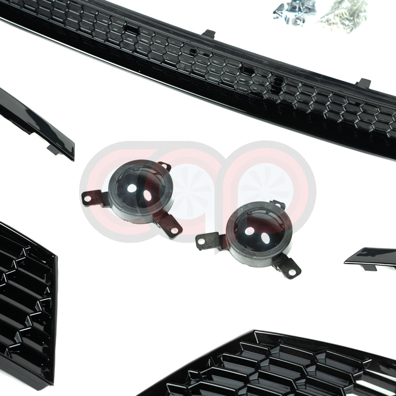 2016-2019 4M B9 Audi Q7 CAP Front Bumper | RS RSQ7 Style