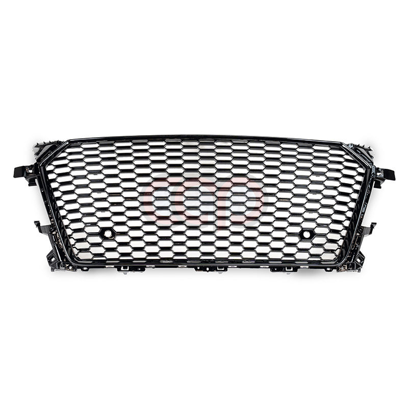 2016-2024 Audi TTRS Honeycomb Grille | MK3 8S TT/TTS - V2 Black Frame Black Mesh