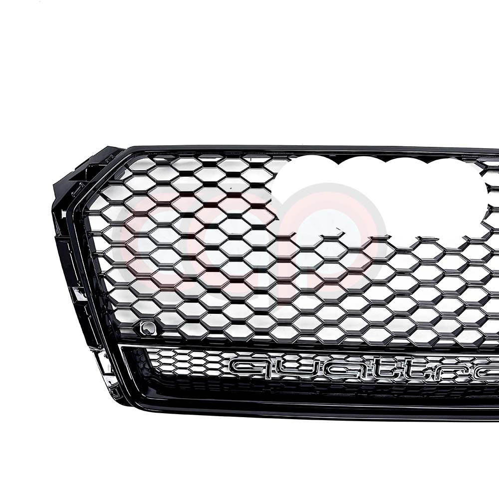 2017-2019 Audi RS4 Honeycomb Lower Frame Grille Quattro | B9 Audi A4/S4