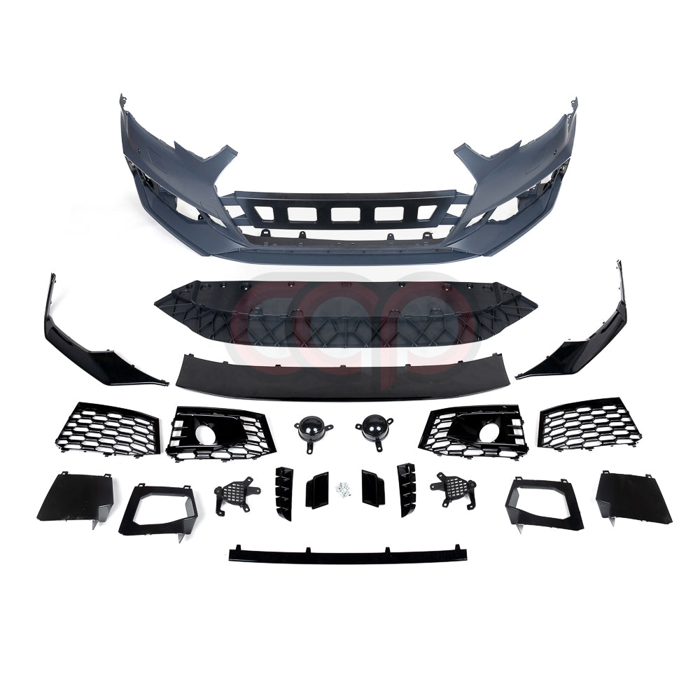 2017-2019 B9 Audi A4/S4 CAP Front Bumper | B9 RS4 Bumper - V1