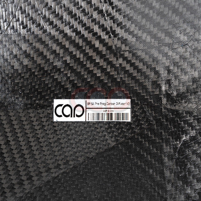2017-2019 B9 Audi A4/S4 - CAP Dry Carbon Fiber Diffuser