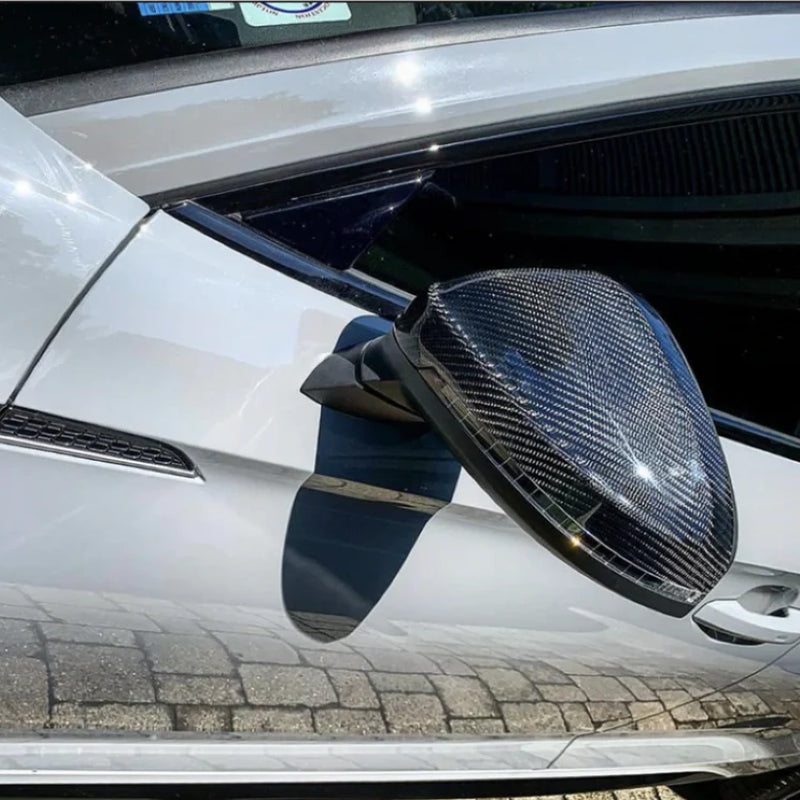 2017-2025 B9/B9.5 Audi A4, S4, A5, S5, RS5 - CAP Carbon Fiber Mirror Covers (Pair)