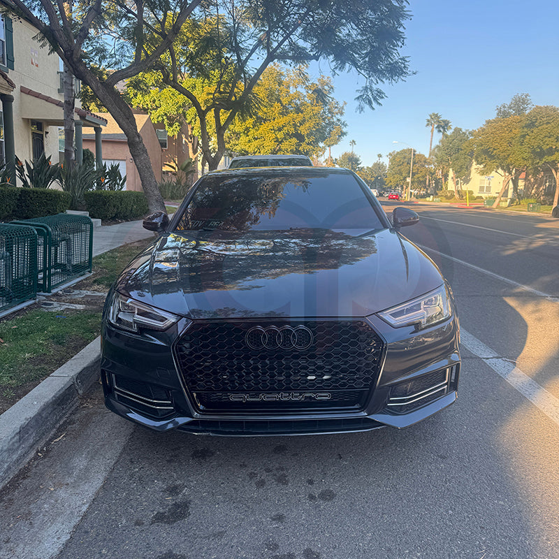 2017-2019 Audi RS4 Honeycomb Lower Frame Grille Quattro | B9 Audi A4/S4