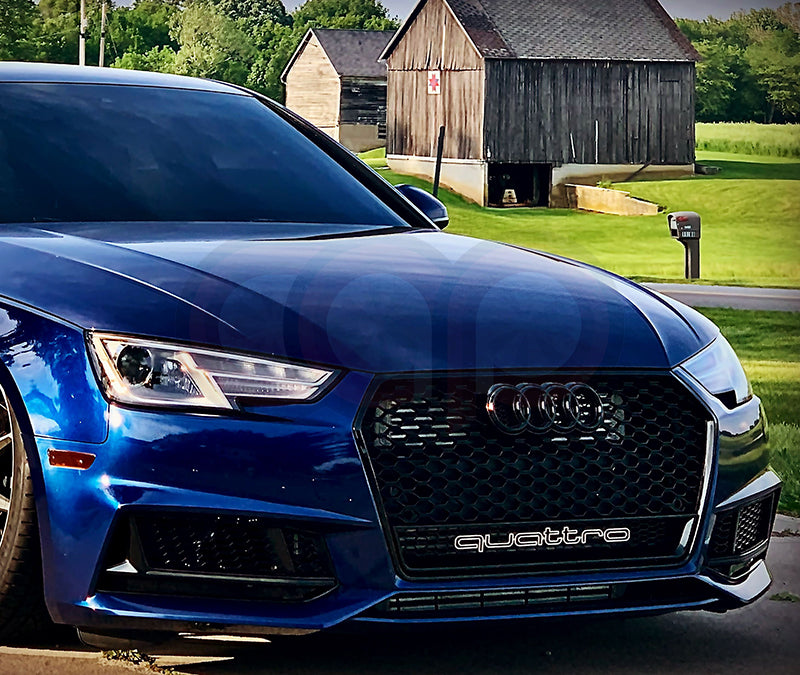 2017-2019 Audi RS4 Honeycomb Lower Frame Grille Quattro | B9 Audi A4/S4