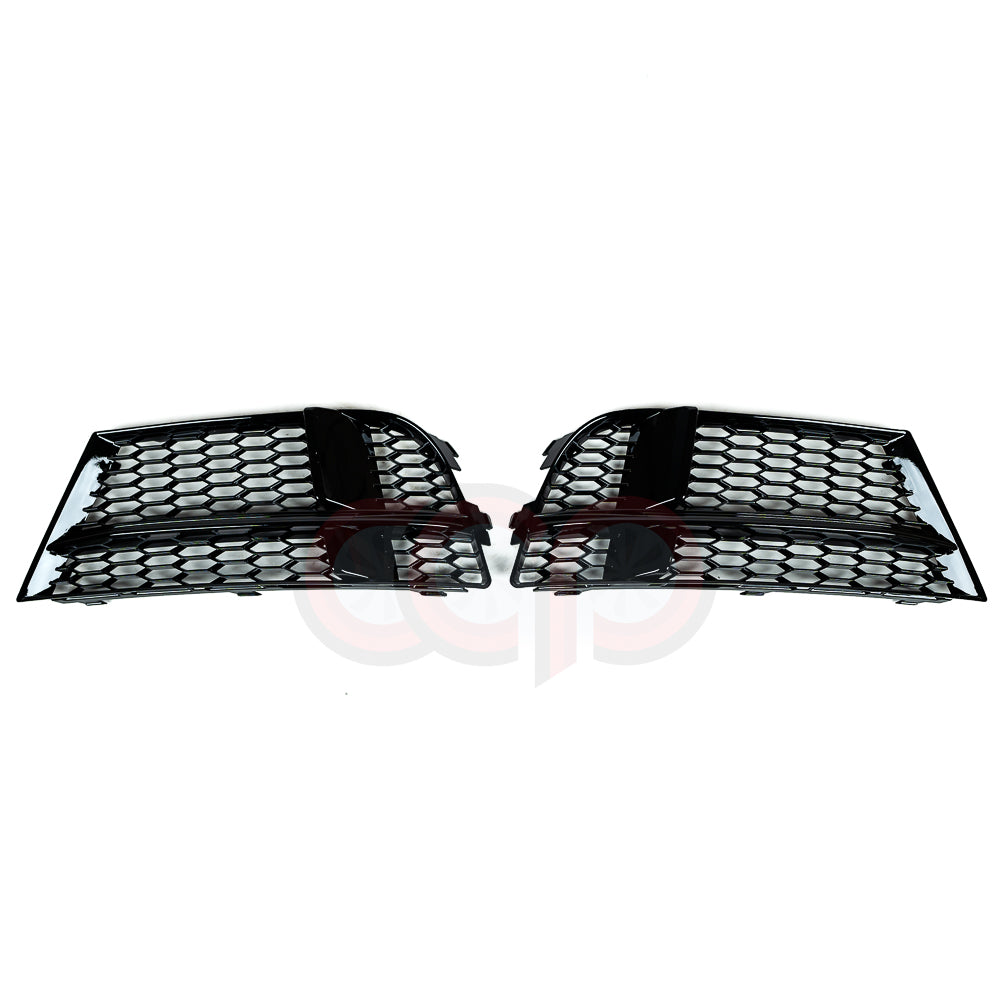 2017-2020 Audi RS3 Honeycomb Fog Grilles | 8V.5 Audi A3 S-Line/S3