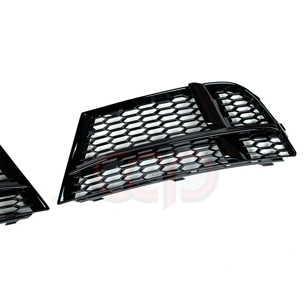 2017-2020 Audi RS3 Honeycomb Fog Grilles | 8V.5 Audi A3 S-Line/S3