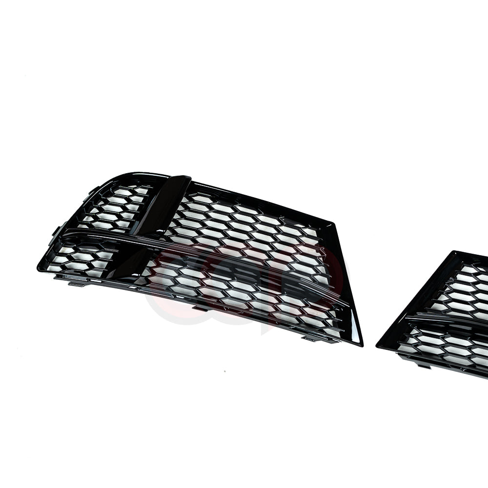 2017-2020 Audi RS3 Honeycomb Fog Grilles | 8V.5 Audi A3 S-Line/S3