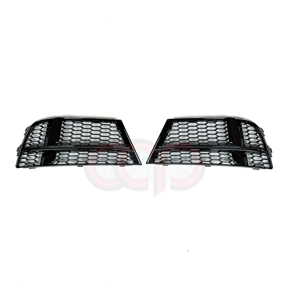 2017-2020 Audi RS3 Honeycomb Fog Grilles | 8V.5 Audi A3 S-Line/S3