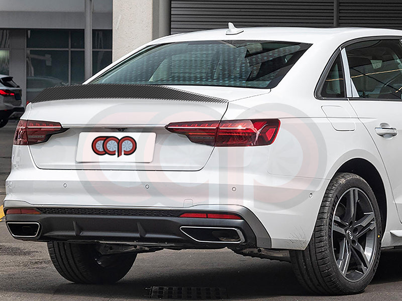 2017-2025 B9 & B9.5 Audi A4/S4 - Dry Carbon Fiber Spoiler - Mid Kick