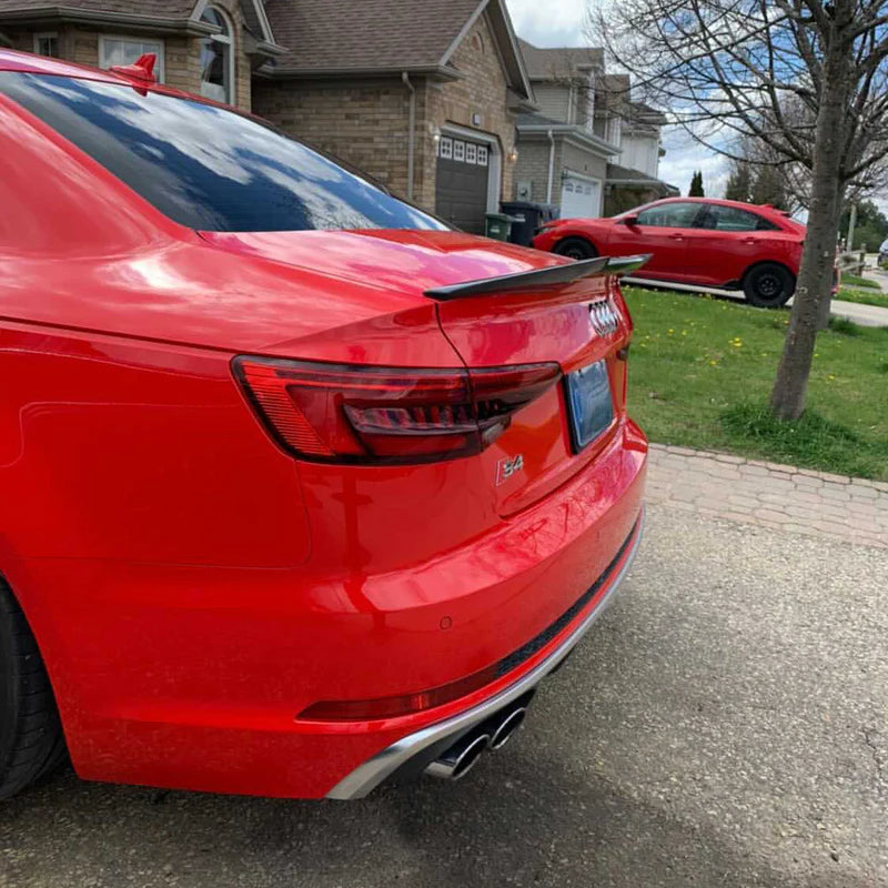 2017 - 2022 B9 & B9.5 Audi A4, S4 - Carbon Fiber Spoiler - M4 Style