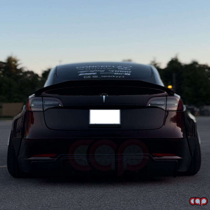 2017-2023 Tesla Model 3 - Carbon Fiber Spoiler - V2