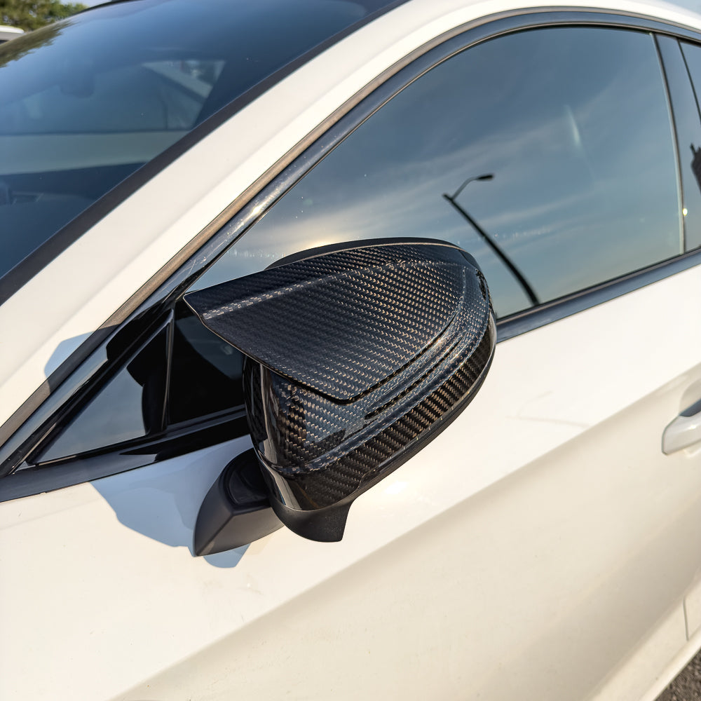 2017-2025 B9/B9.5 Audi A4, S4, A5, S5, RS5 - CAP Dry Carbon Fiber Mirror Covers (Pair) - V3