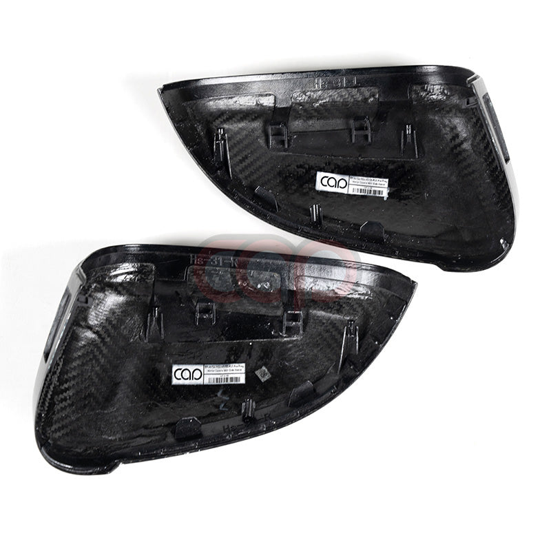 2017-2025 B9/B9.5 Audi A4, S4, A5, S5, RS5 - CAP Dry Carbon Fiber Mirror Covers (Pair) - V2