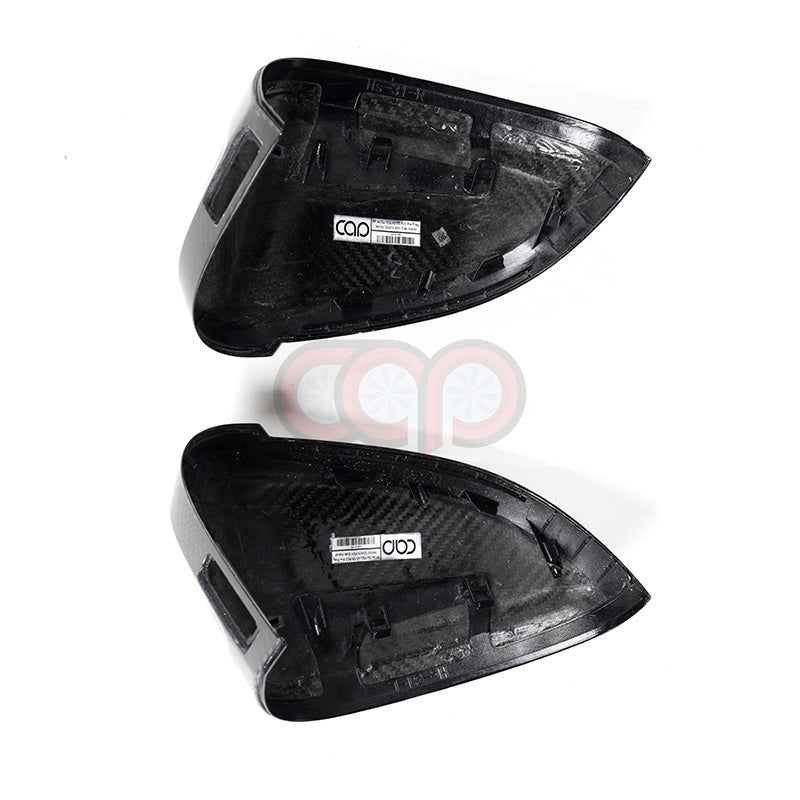 2017-2025 B9/B9.5 Audi A4, S4, A5, S5, RS5 - CAP Dry Carbon Fiber Mirror Covers (Pair) - V2