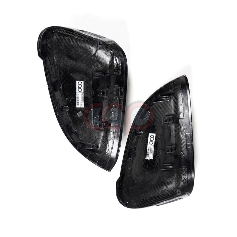 2017-2025 B9/B9.5 Audi A4, S4, A5, S5, RS5 - CAP Dry Carbon Fiber Mirror Covers (Pair) - V2