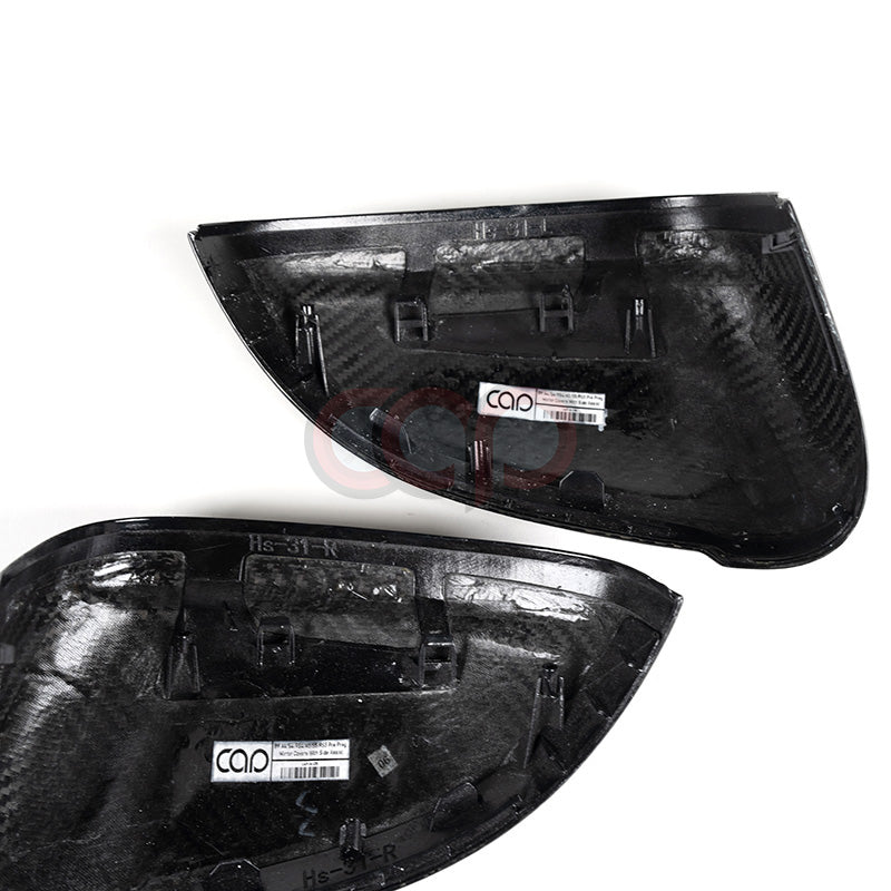 2017-2025 B9/B9.5 Audi A4, S4, A5, S5, RS5 - CAP Dry Carbon Fiber Mirror Covers (Pair) - V2