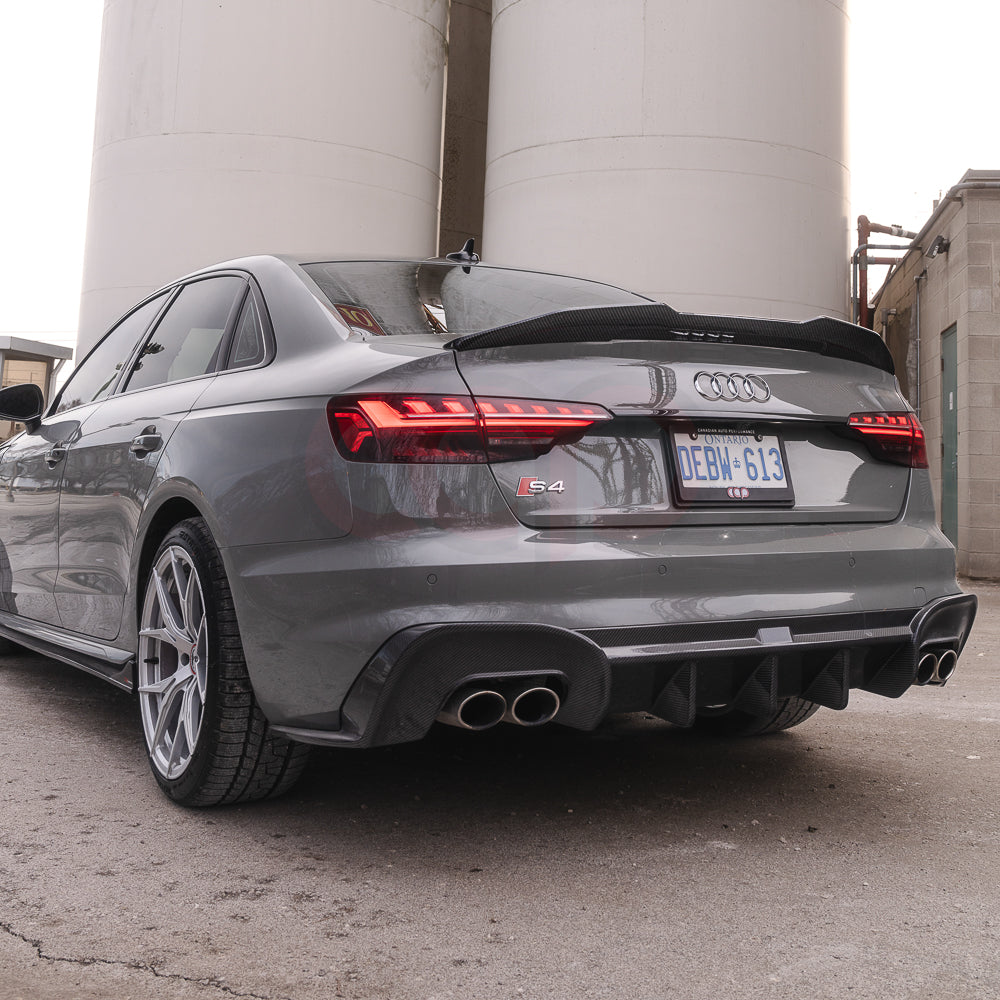2017-2025 B9 & B9.5 Audi A4/S4 - Dry Carbon Fiber Spoiler - V3
