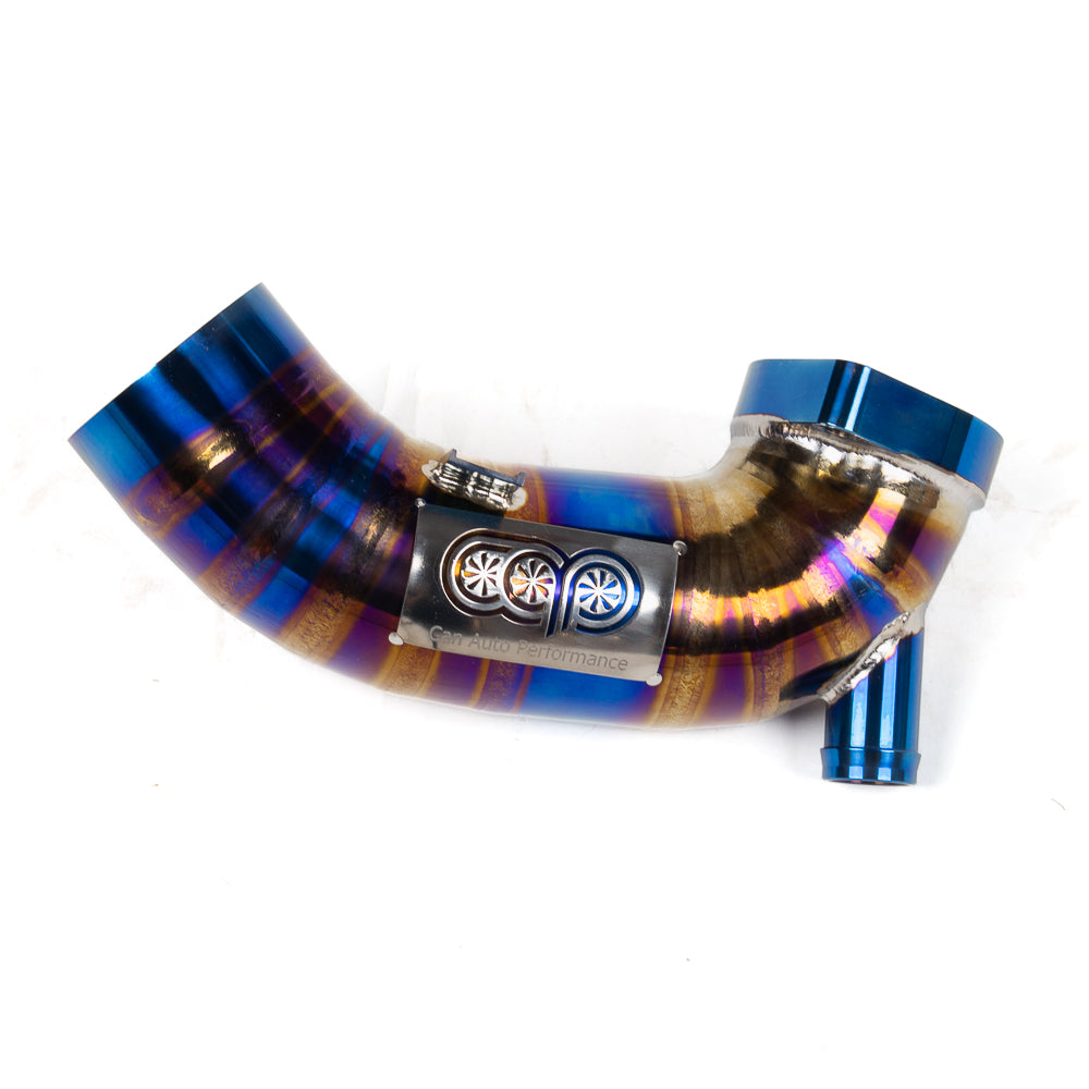 2017-2025 CAP 3.0" Titanium/Aluminum 3.0T Turbo Inlet V2 | Audi B9/B9.5 S4, S5, SQ5 Phoenix Titanium