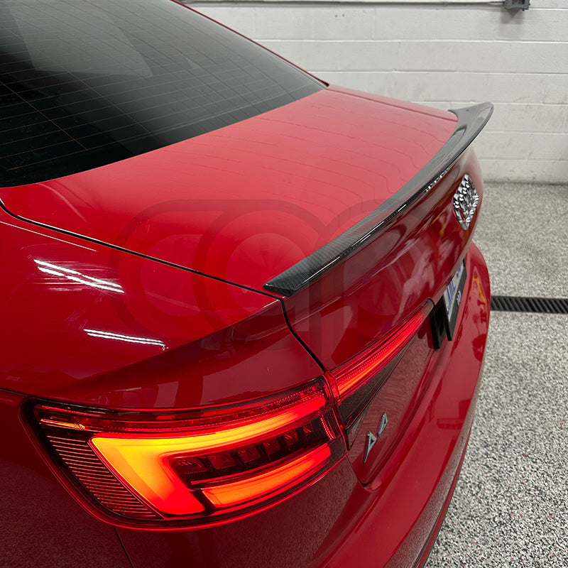 2017-2025 B9 & B9.5 Audi A4/S4 - Dry Carbon Fiber Spoiler - V1
