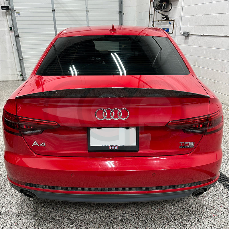 2017-2025 B9 & B9.5 Audi A4/S4 - Dry Carbon Fiber Spoiler - V1