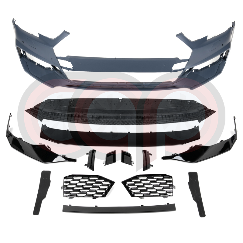 2017-2019 B9 Audi A4/S4 CAP Front Bumper | B9 RS4 Bumper - V2