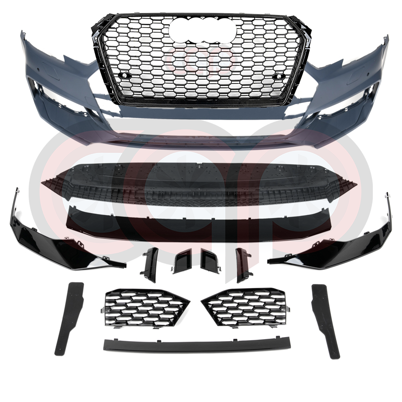 2017-2019 B9 Audi A4/S4 CAP Front Bumper | B9 RS4 Bumper - V2