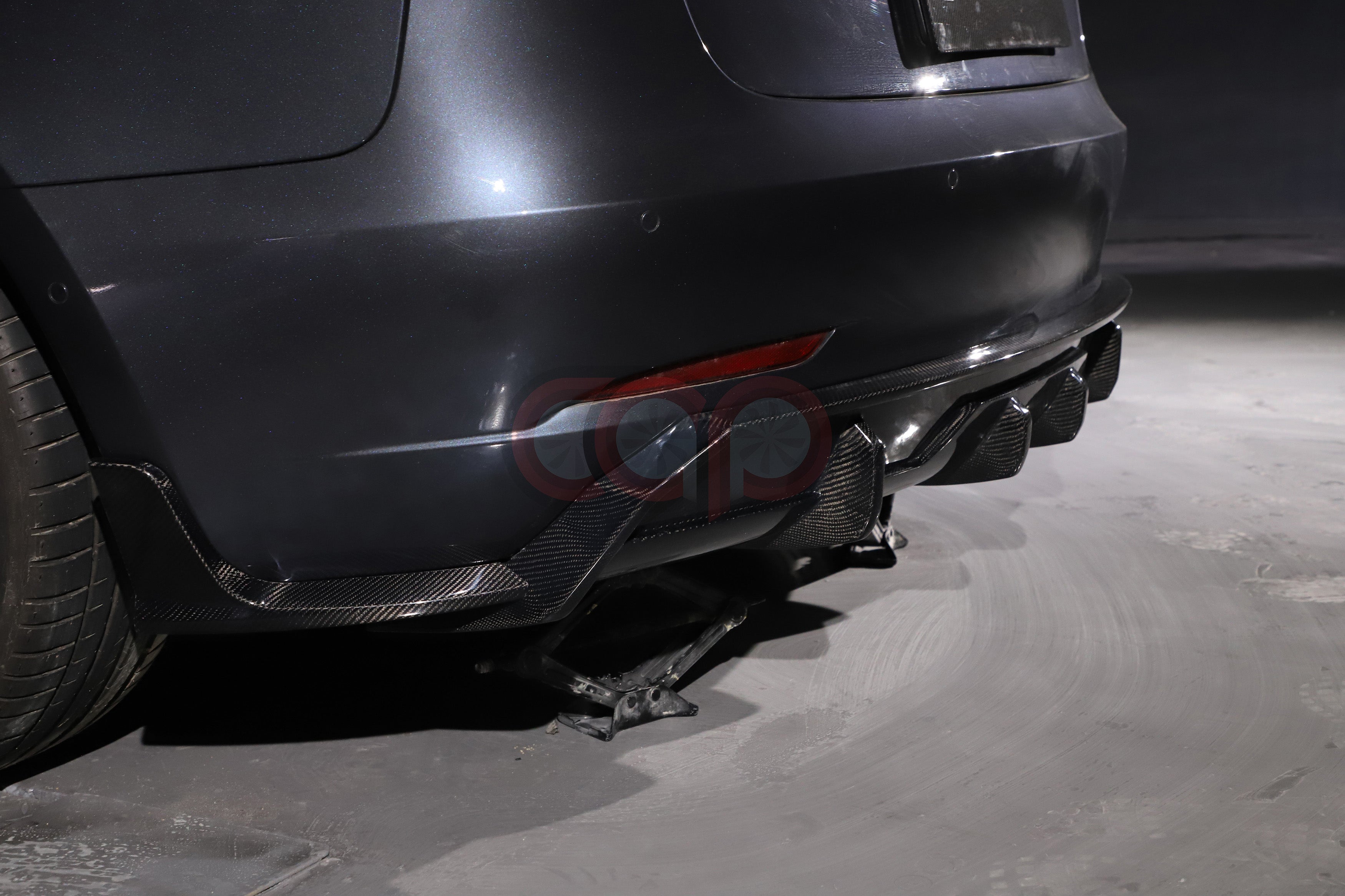 2017-2023 Tesla Model 3 - Carbon Fiber Diffuser V2