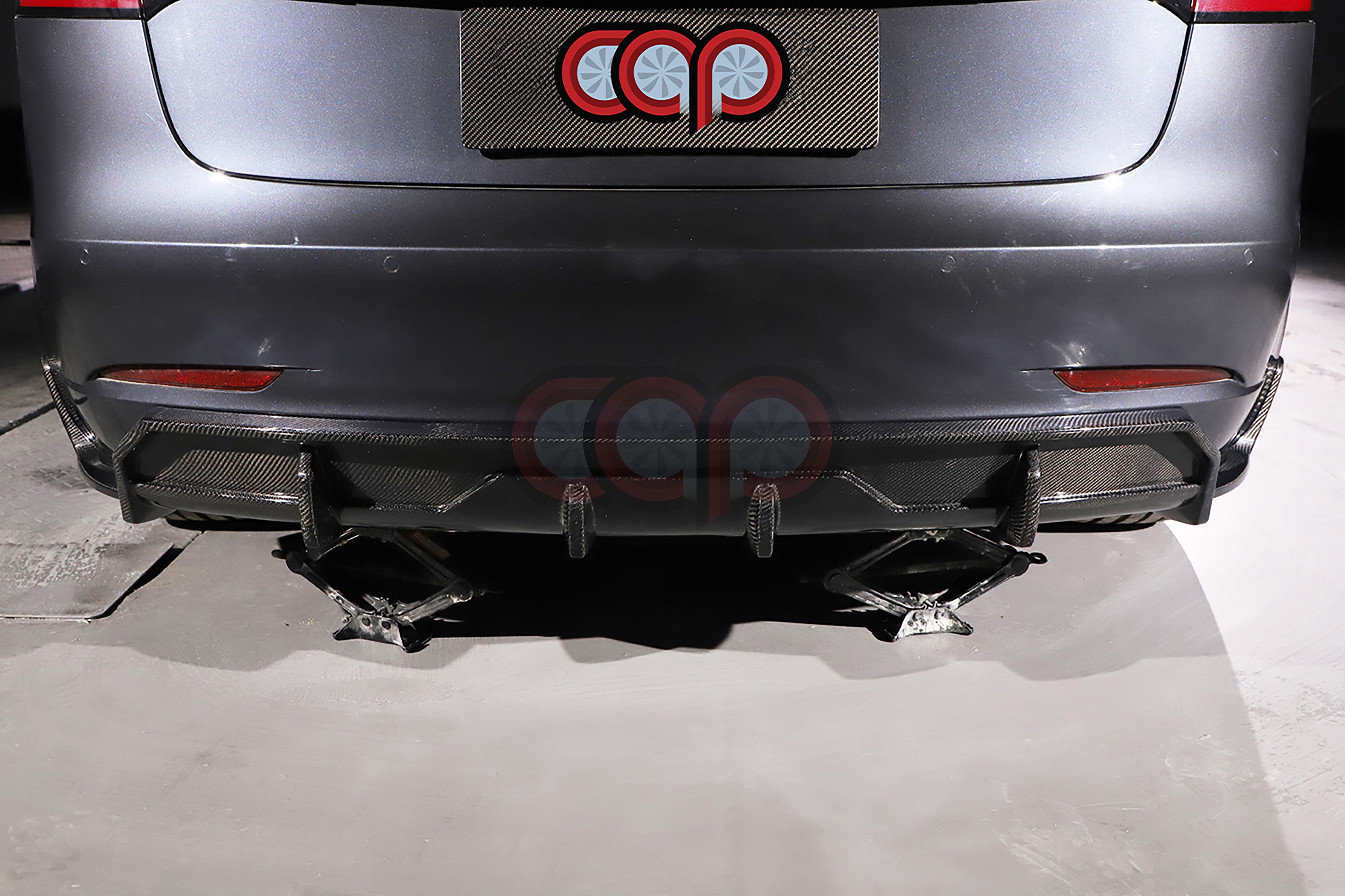 2017-2023 Tesla Model 3 - Carbon Fiber Diffuser V2