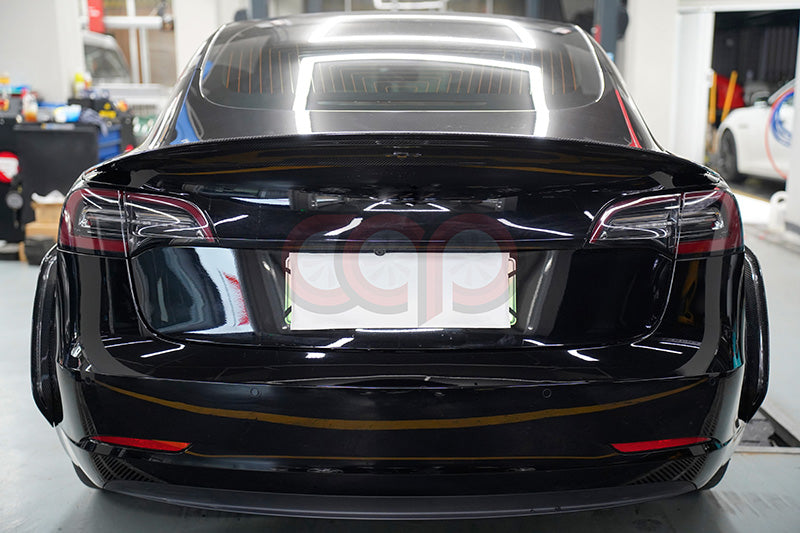 2017-2023 Tesla Model 3 - Carbon Fiber Spoiler - V1