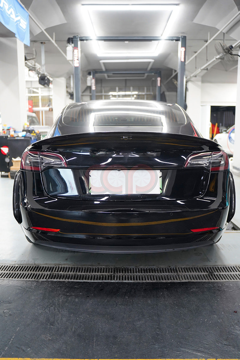 2017-2023 Tesla Model 3 - Carbon Fiber Spoiler - V1