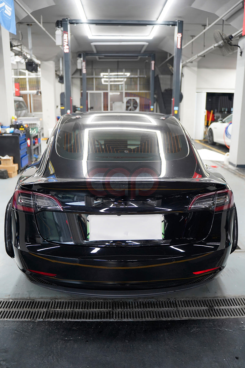 2017-2023 Tesla Model 3 - Carbon Fiber Spoiler - V1